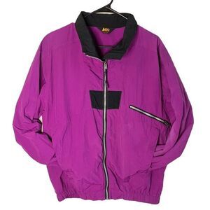 Vintage REI Jacket Men's Purple Full Zip‎ Jacket